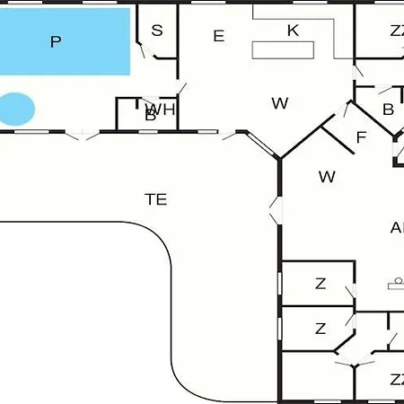 Seven-bedroom In Sydals Holiday home Horuphav